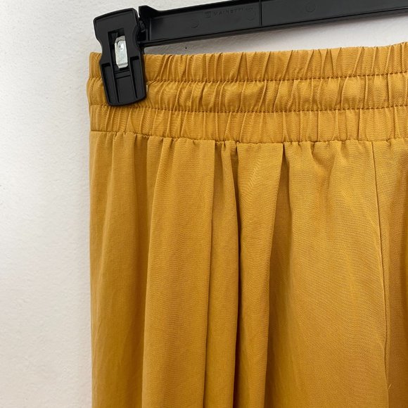 Free People Movement Abs Tracker Wide Leg Split Hem Pants YELLOW - Picture 7 of 7